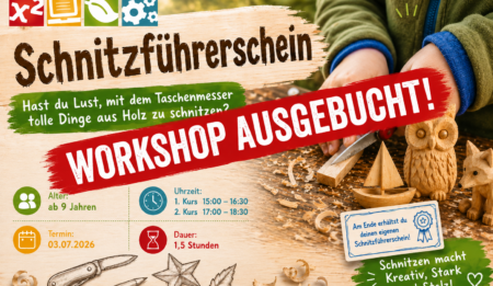 Schnitzführerschein Scheunenwerkstatt