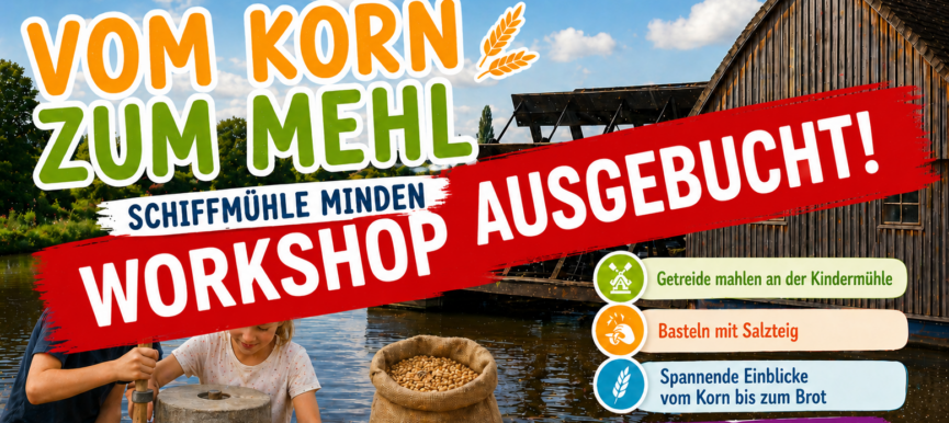 Dein Müllerdiplom auf der Schiffmühle in Minden!