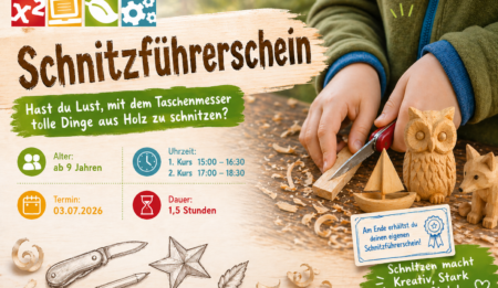Schnitzführerschein Scheunenwerkstatt