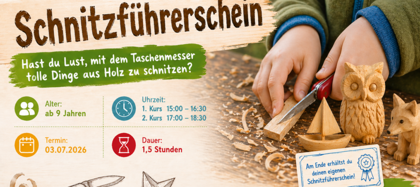 Schnitzführerschein Scheunenwerkstatt