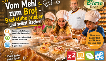 Vom Mehl zum Brot – Backstube erleben und selbst backen